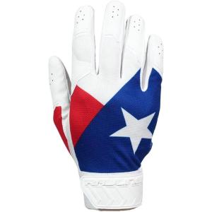 Rawlings 5150 Flag Country Batting Gloves Limited Edition, Texas, Youth Large