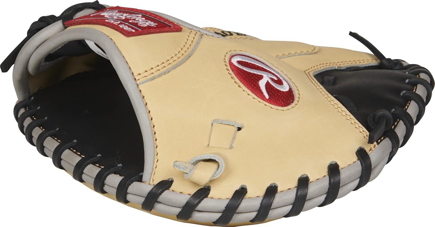 imageRawlings InfieldCatcher Training Gloves BaseballSoftball Multiple StylesCamelBlack Solid Web