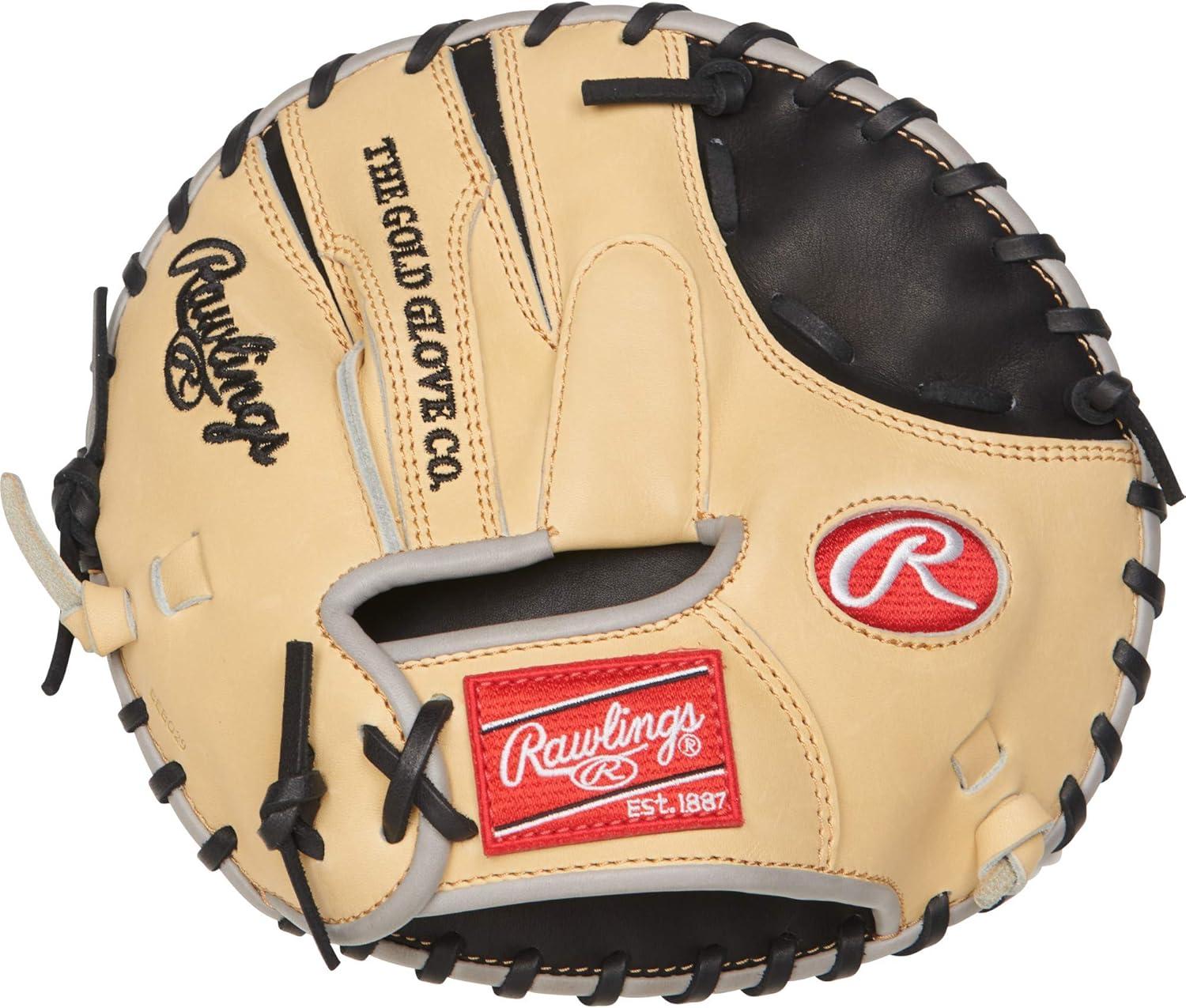 imageRawlings InfieldCatcher Training Gloves BaseballSoftball Multiple StylesCamelBlack Solid Web