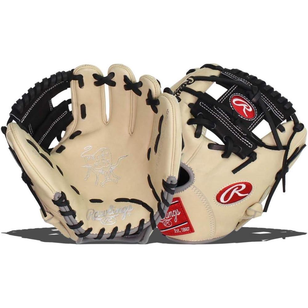 imageRawlings InfieldCatcher Training Gloves BaseballSoftball Multiple StylesCamelBlack Pro I Web