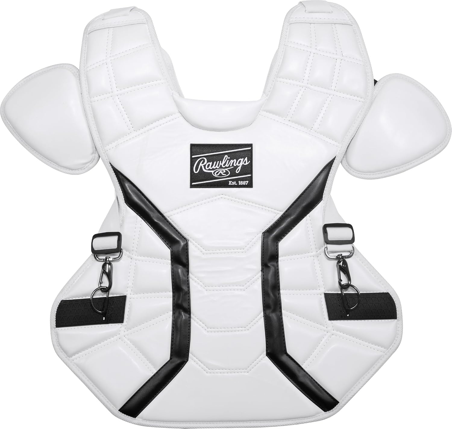 image:imageRawlings MACH PRO Series Baseball Catchers Set NOCSAE Certified Adult amp Intermediate Sizing Multiple ColorsWhite Black