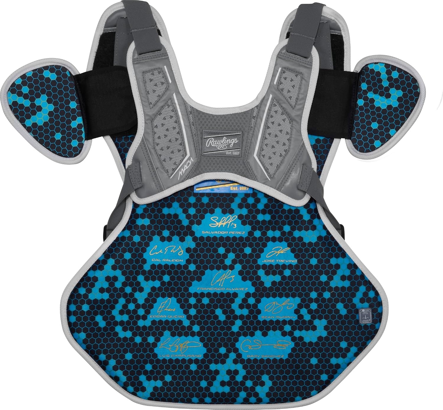 image:imageRawlings MACH PRO Series Catchers Chest Protector Adult amp Intermediate Sizing Multiple ColorsGraphite White