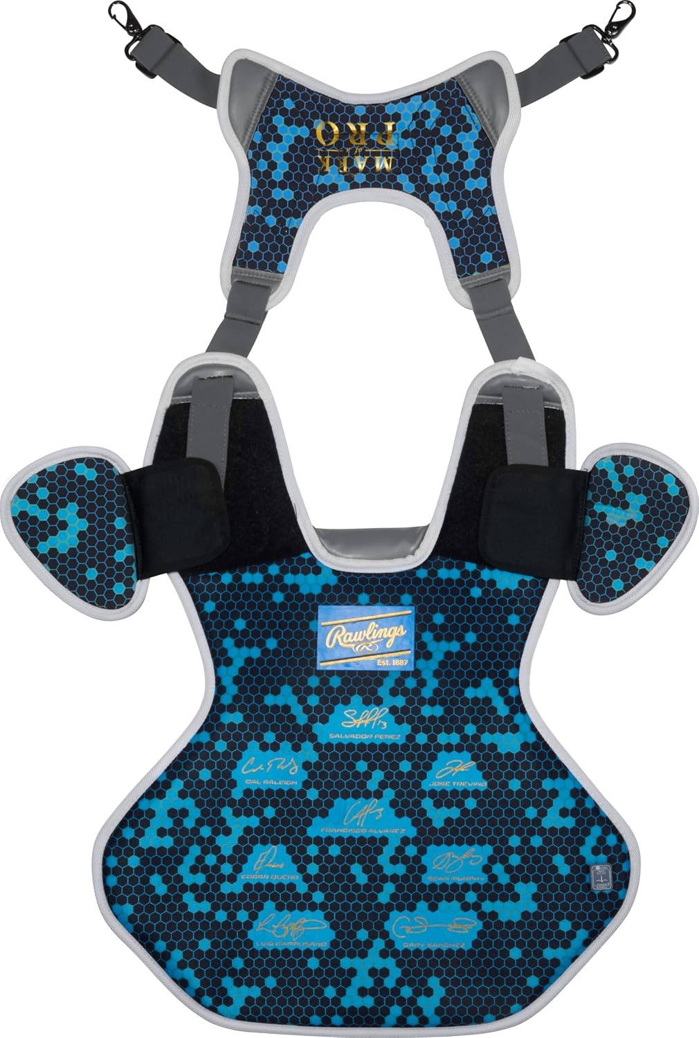 image:imageRawlings MACH PRO Series Catchers Chest Protector Adult amp Intermediate Sizing Multiple ColorsGraphite White