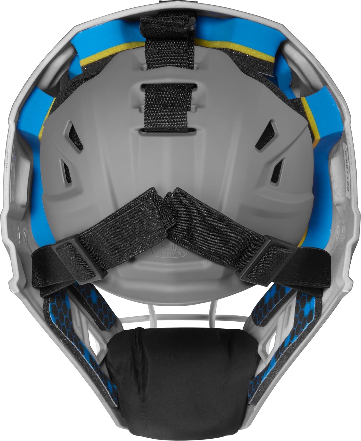 image:imageRawlings Rawlings MACH PRO Series Catchers Helmet Baseball NOCSAE Certified Junior amp Senior Sizing Multiple ColorsGraphite White