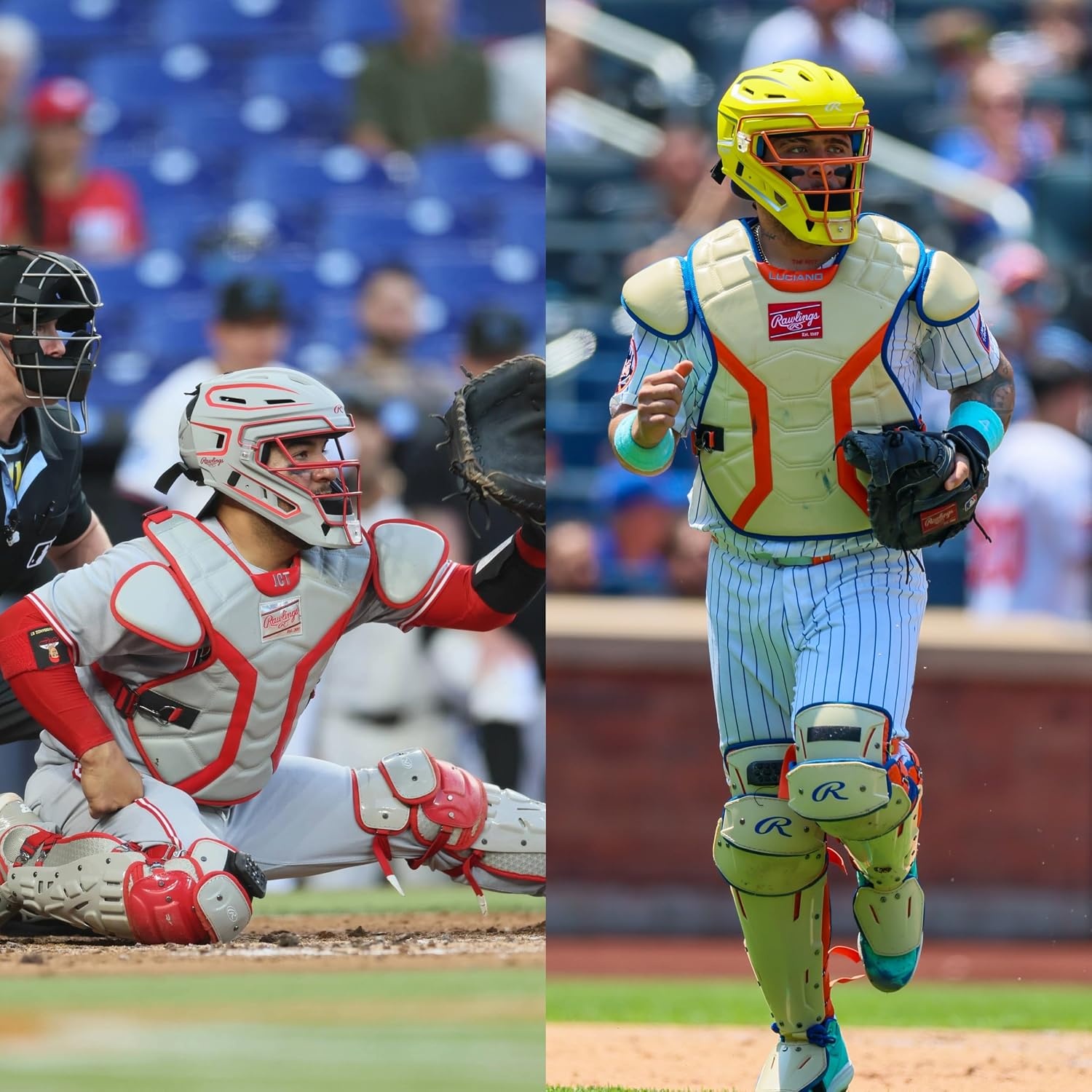 image:imageRawlings Rawlings MACH PRO Series Catchers Helmet Baseball NOCSAE Certified Junior amp Senior Sizing Multiple ColorsMint Pink